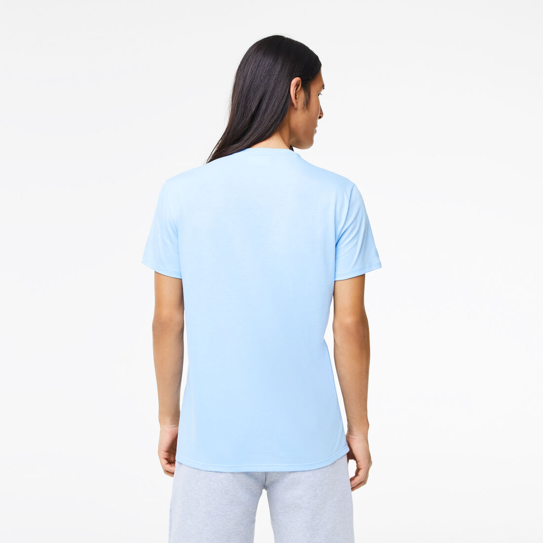 Lacoste - Pima Cotton Jersey T-Shirt, Crew Neck - Light Blue