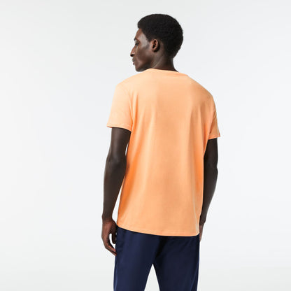 Lacoste - Pima Cotton Jersey T-Shirt, Crew Neck - Light Orange