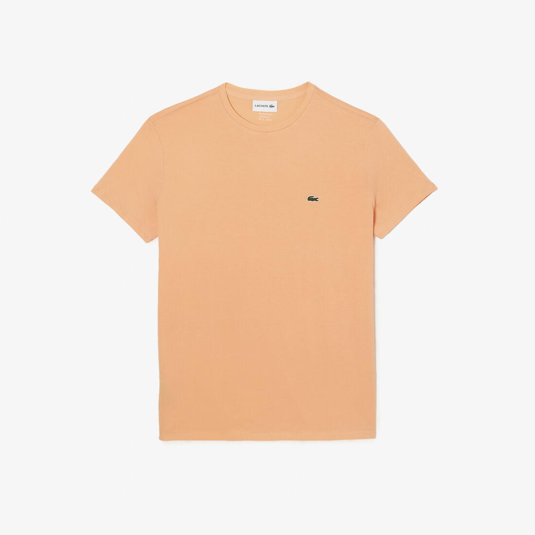 Lacoste - Pima Cotton Jersey T-Shirt, Crew Neck - Light Orange