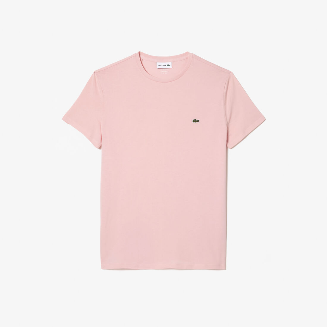 Lacoste - Pima Cotton Jersey T-Shirt, Crew Neck - Light Pink