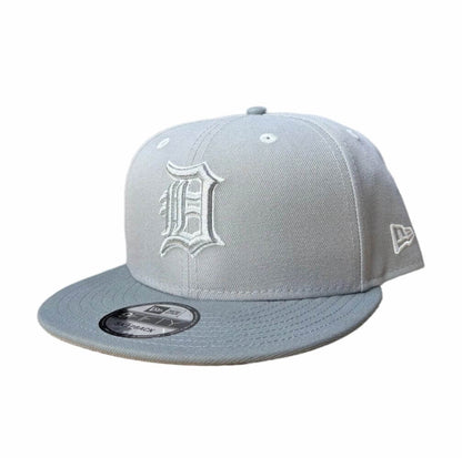 NEW ERA DETROIT TIGERS GRAY/SILVER 9FIFTY SNAPBACK CAP