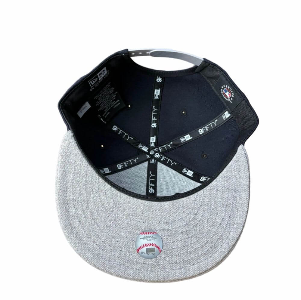 NEW ERA DETROIT TIGERS NAVY/HEATHER GREY 9FIFTY SNAPBACK CAP