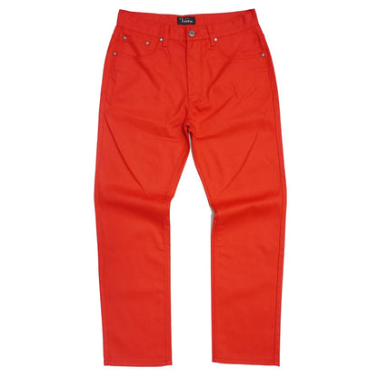 VENO Twill Denim Jeans - Red (V1761)