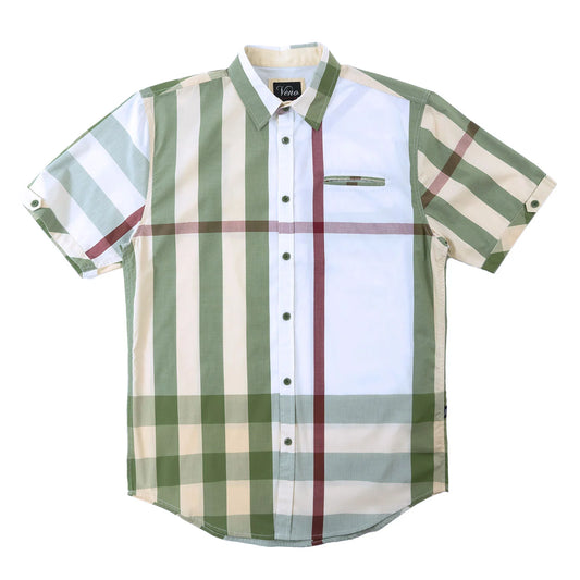 V836 VENO HUGO PLAID SHIRT