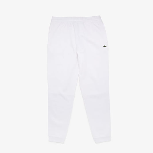 Lacoste - Tapered Fit Fleece Joggers - White
