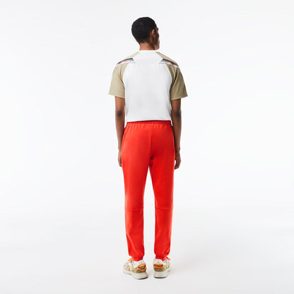 Lacoste - Tapered Fit Fleece Joggers - Orange