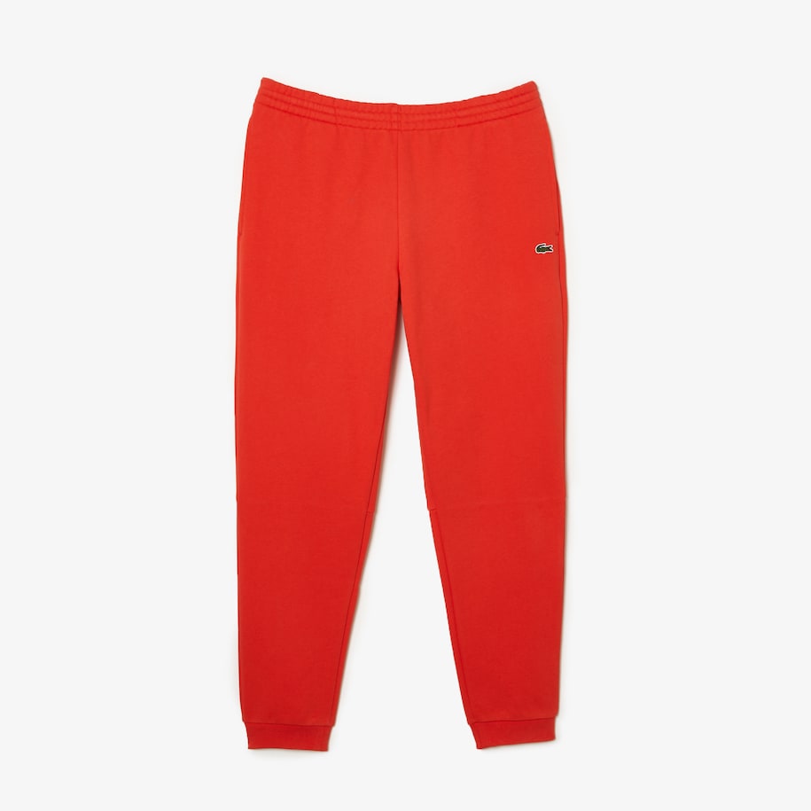 Lacoste - Tapered Fit Fleece Joggers - Orange