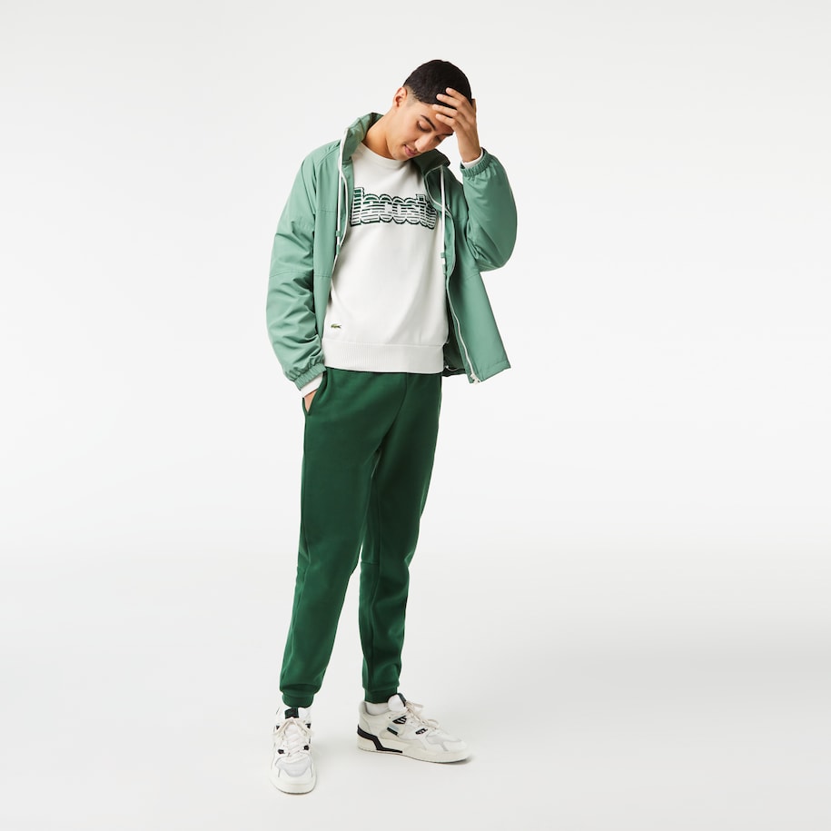 Lacoste - Tapered Fit Fleece Joggers - Green