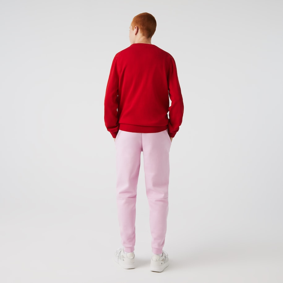 Lacoste - Tapered Fit Fleece Joggers - Pink