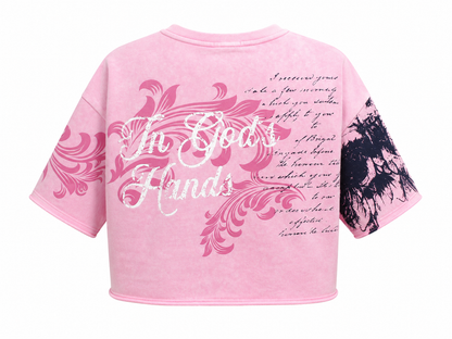 REDFOX WOMEN'S ROYAL CATHEDRAL CROP TEE