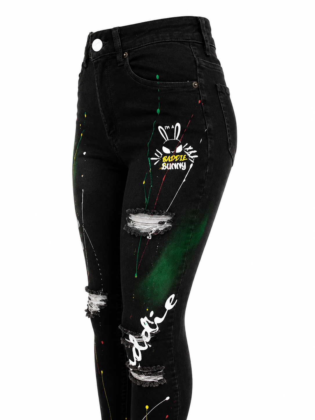 REDFOX WOMEN'S BADDIE BUNNY SKINNY JEAN