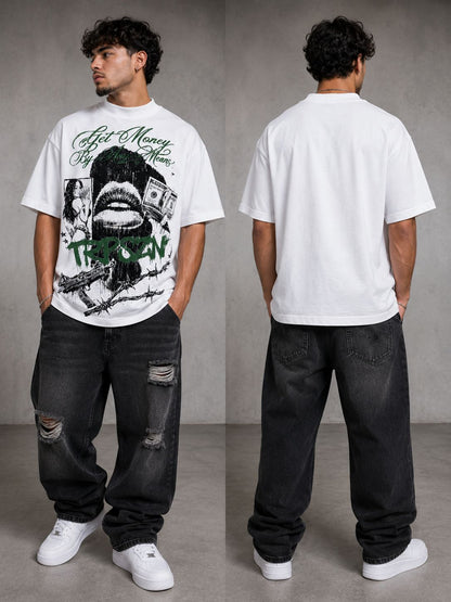 SZN VIP  BARBED WIRE  CASH TEE