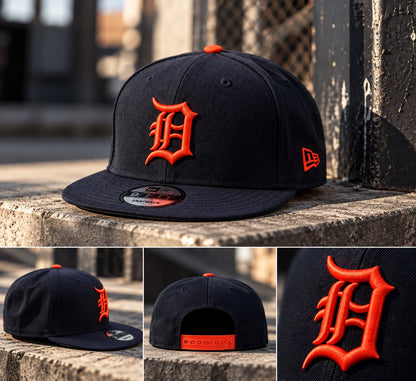 NEW ERA DETROIT TIGERS NAVY/OG 9FIFTY SNAPBACK CAP