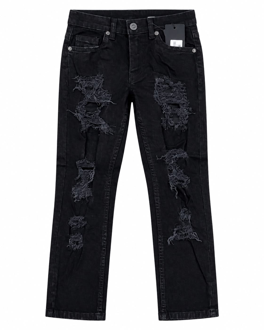 EVOLUTION KIDS CHOPPED RELAXED STRAIGHT DENIM PANT