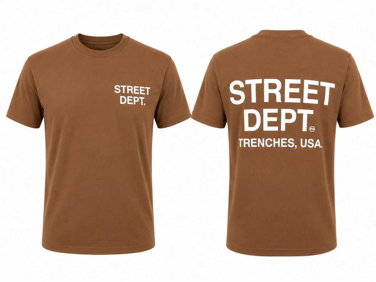 STREET DEPT TRENCHES MEN'S T-SHIRT (STDPT100)