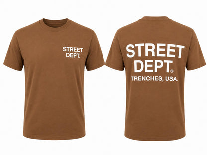 STREET DEPT TRENCHES MEN'S T-SHIRT (STDPT100)