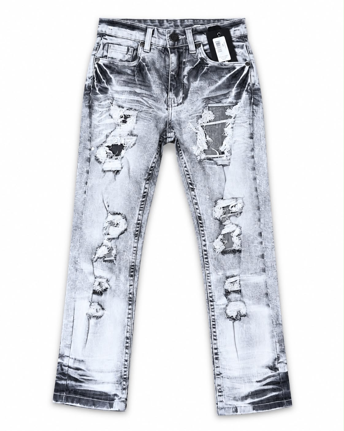 EVOLUTION KIDS CHOPPED RELAXED STRAIGHT DENIM PANT