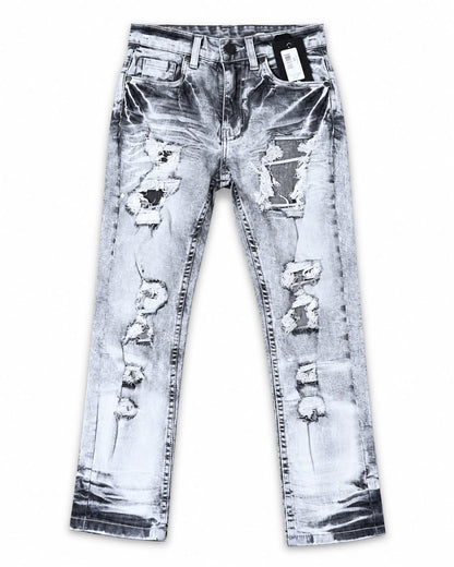 EVOLUTION KIDS CHOPPED RELAXED STRAIGHT DENIM PANT
