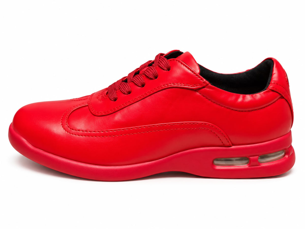 SIO CLASSIC AIR CUSHION LEATHER LOW TOP SNEAKERS (KANSAS)