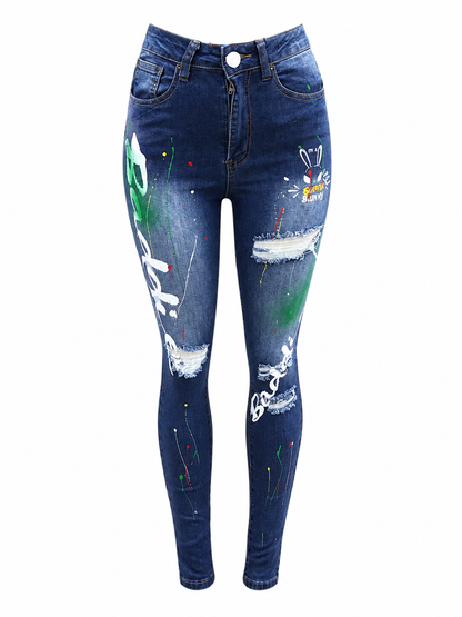REDFOX WOMEN'S BADDIE BUNNY SKINNY JEAN