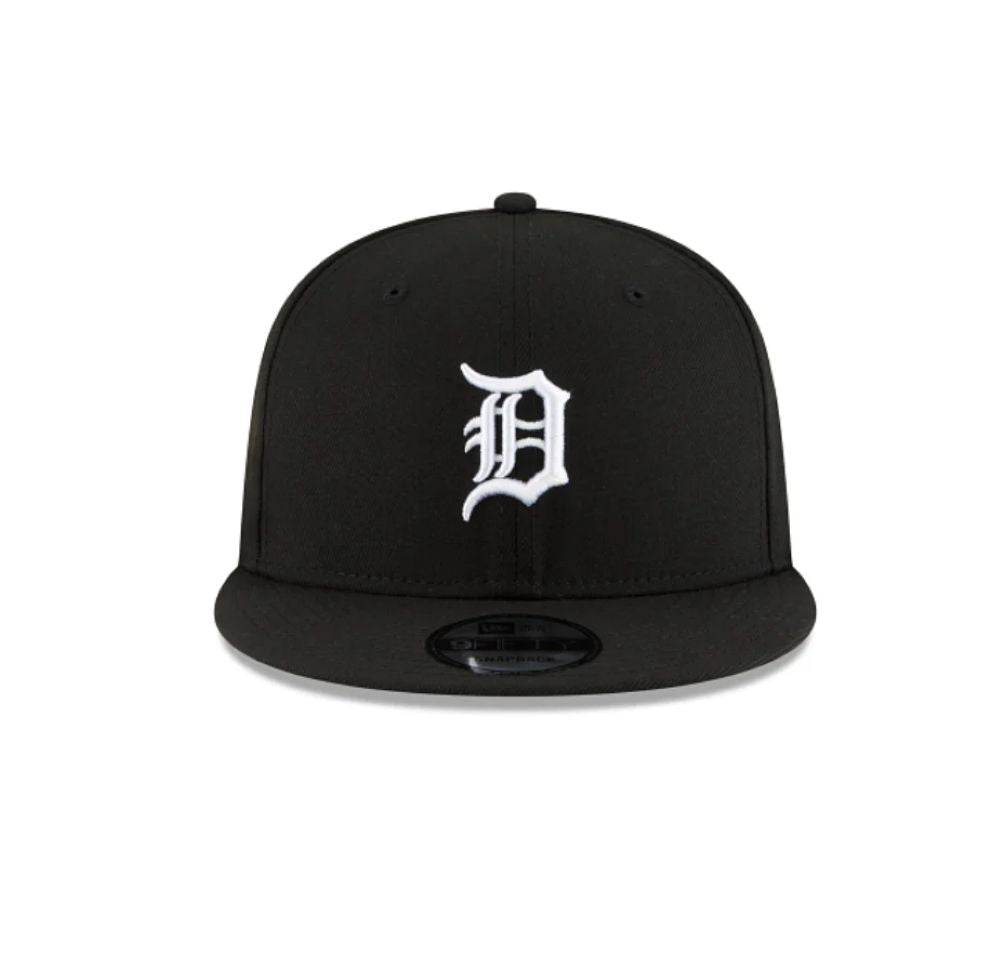 NEW ERA DETROIT TIGERS BLACK/WHITE 9FIFTY SNAPBACK CAP