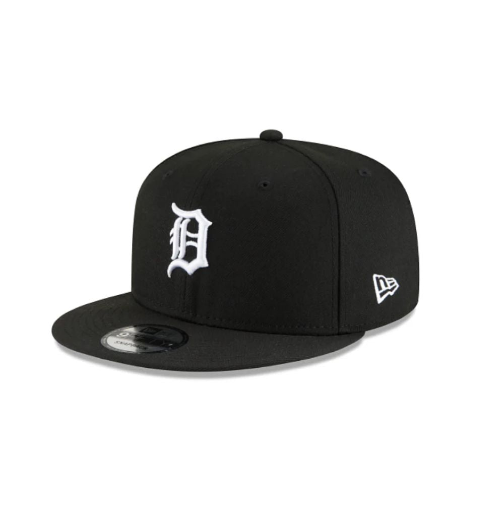 NEW ERA DETROIT TIGERS BLACK/WHITE 9FIFTY SNAPBACK CAP