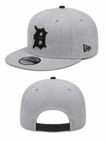 NEW ERA DETROIT TIGERS GRAY/BLACK 9FIFTY SNAPBACK CAP