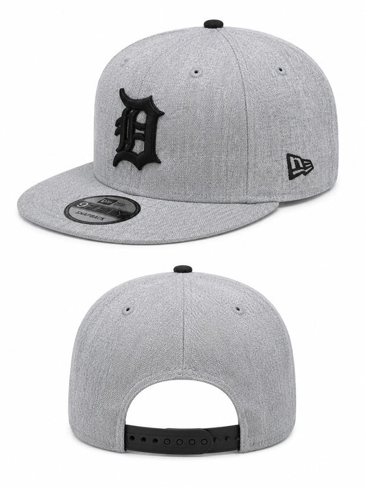 NEW ERA DETROIT TIGERS GRAY/BLACK 9FIFTY SNAPBACK CAP