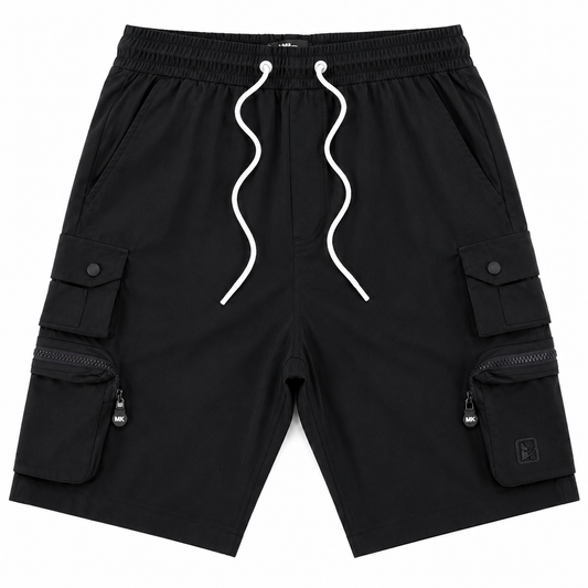 M633 MAKOBI COLTON NYLON SPANDEX CARGO SHORTS