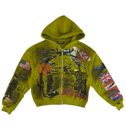 THE SYNDICATE "PEACE" FULL ZIP HOODIE (SYNH_18)