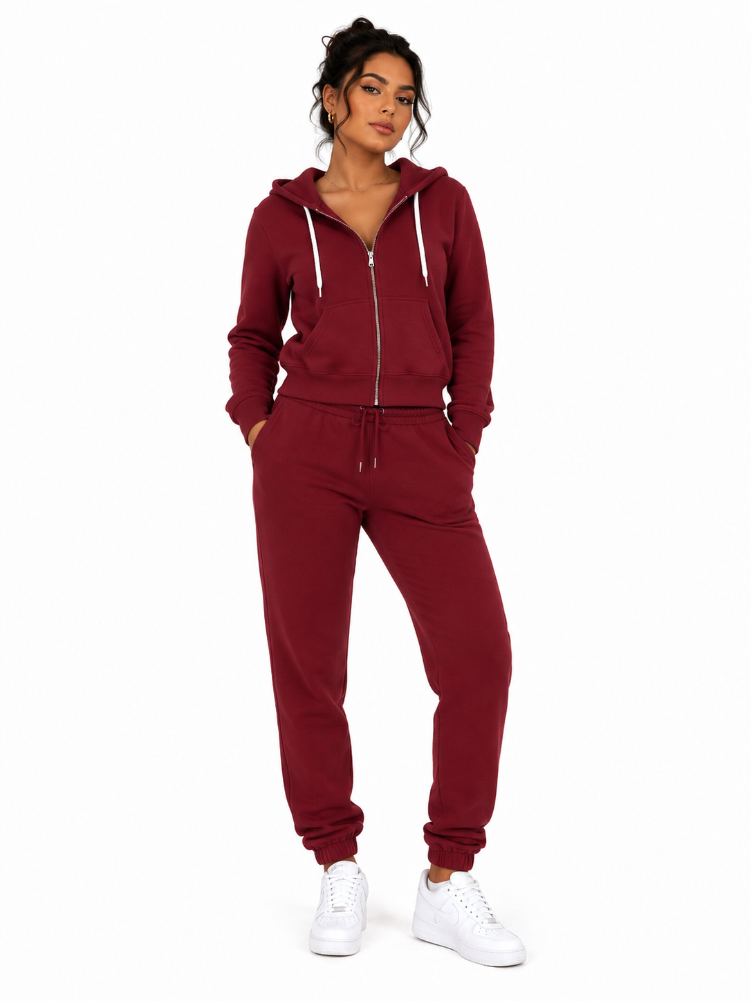 REDFOX WOMEN FLEECE ZIP-UP