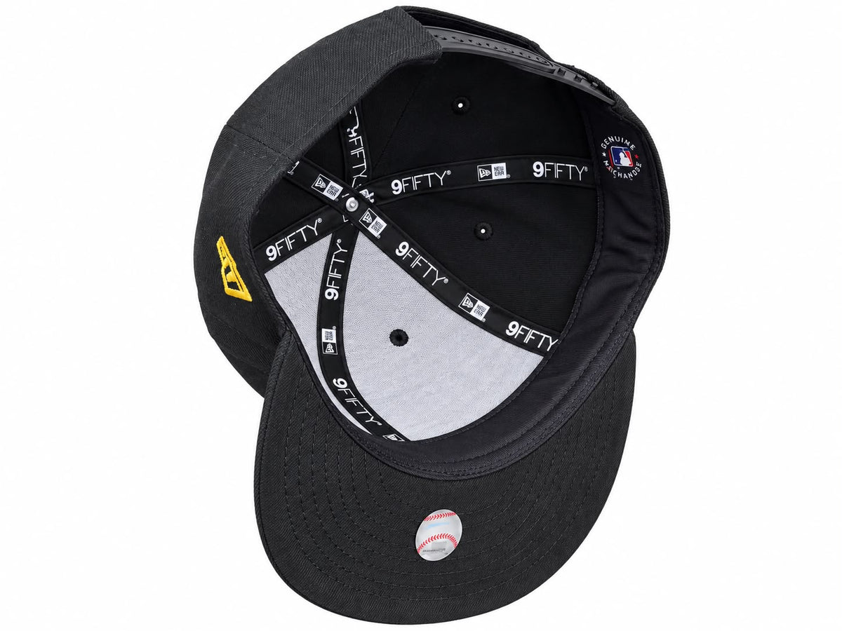 NEW ERA DETROIT TIGERS BLACK MANILA 9FIFTY SNAPBACK CAP