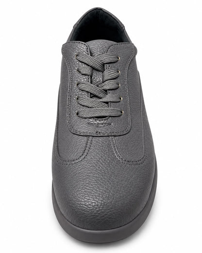 SIO PEBBLED LEATHER AIR CUSHION SNEAKERS (BRAUN)