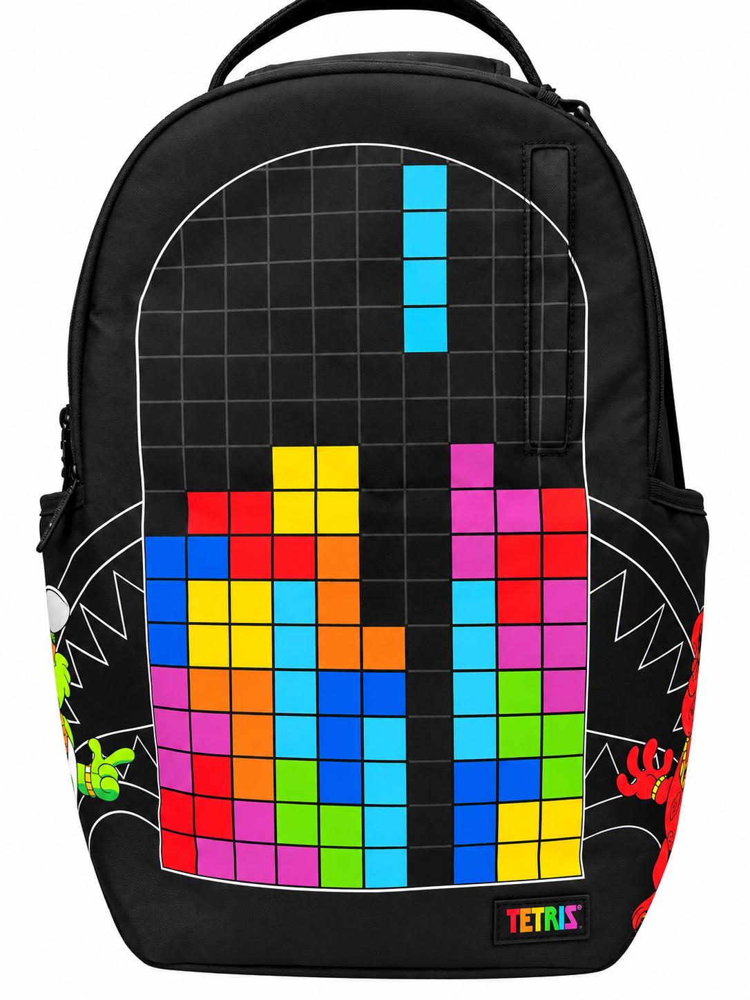 SPRAYGROUND MONEY BEARS AND TETRIS BACKPACK (B7353)