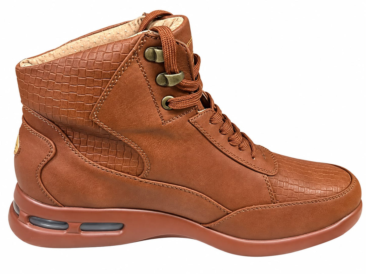 SIO EMBOSSED HIGH TOP SNEAKERS (DARYN)