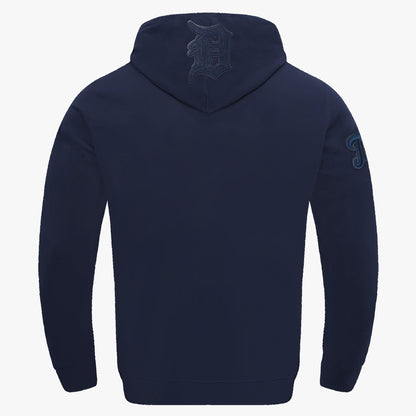 PRO STANDARD DETROIT TIGERS TRIPLE TONAL DK PO HOODIE, MIDNIGHT NAVY