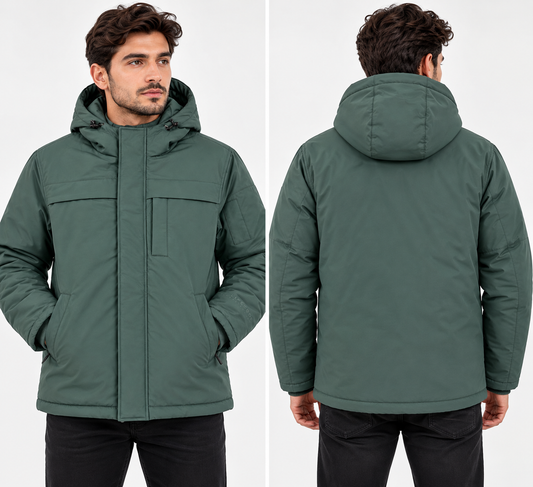 COPPER RIVET PUFF JACKET