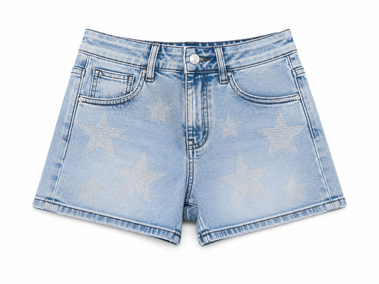 AMERICAN BAZI WOMEN'S STARLIGHT RHINESTONE SHORT