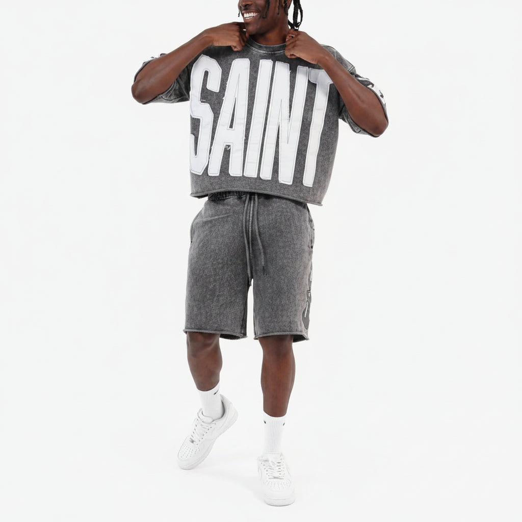 COPPER RIVET SAINT T-SHIRT & SHORT SET (#511036)