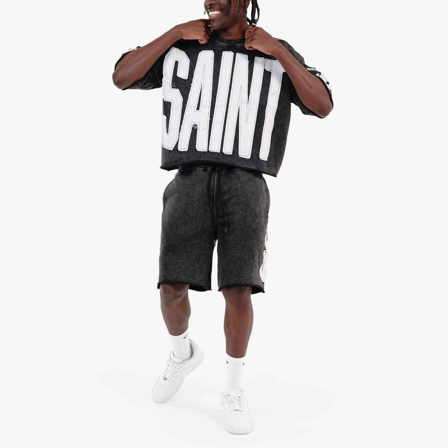 COPPER RIVET SAINT T-SHIRT & SHORT SET (#511036)