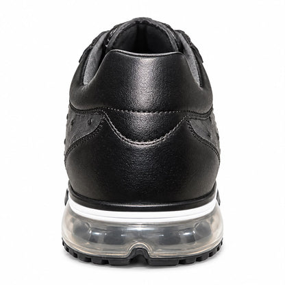 SIO OSTRICH EMBOSSED AIR CUSHION LOW TOP SNEAKERS (VISTA-000)