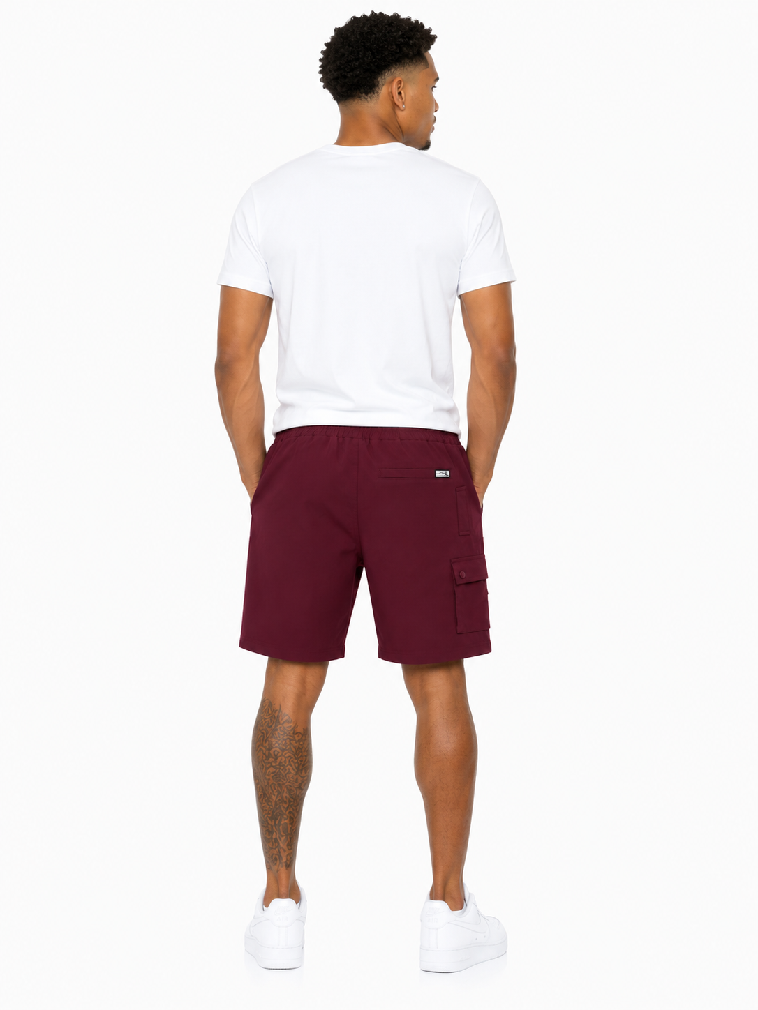 MAKOBI ADORNI NYLON CARGO SHORTS