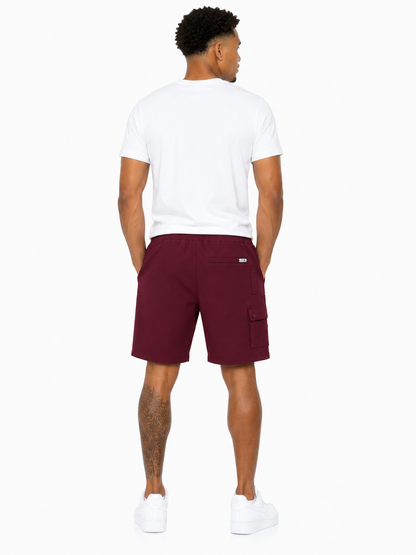 MAKOBI ADORNI NYLON CARGO SHORTS