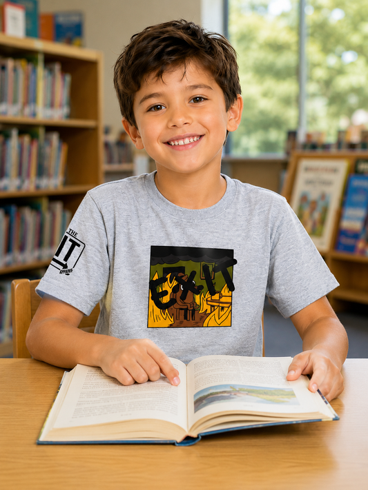 EXIT KIDS CAMPFIRE TEE