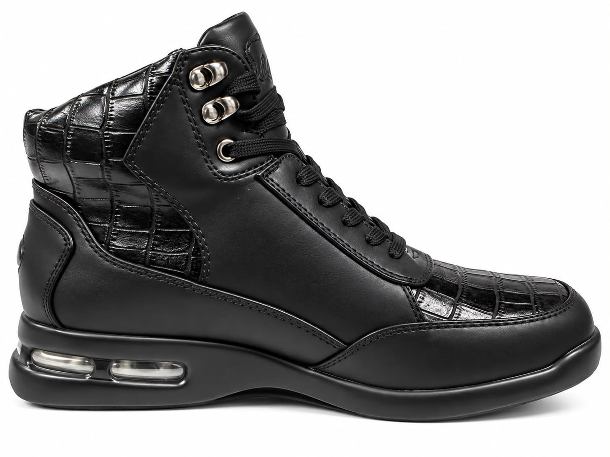 SIO CROC - EMBOSSED AIR HIGH TOP SNEACKERS (KROY-000)