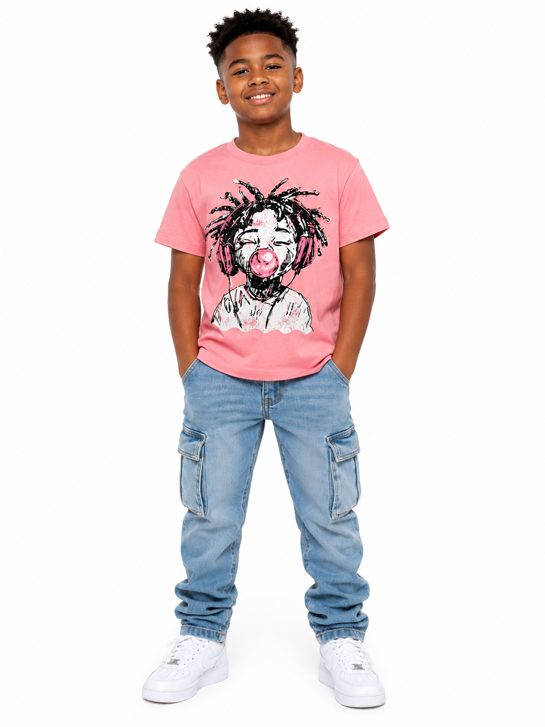 EVOLUTION BIG KID GUM BOY S/S TEE