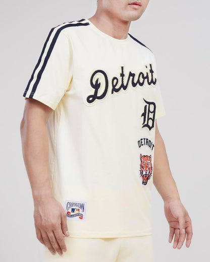 Men's Pro Standard Navy Detroit Tigers Cooperstown Collection Retro Classic T-Shirt Size: Small