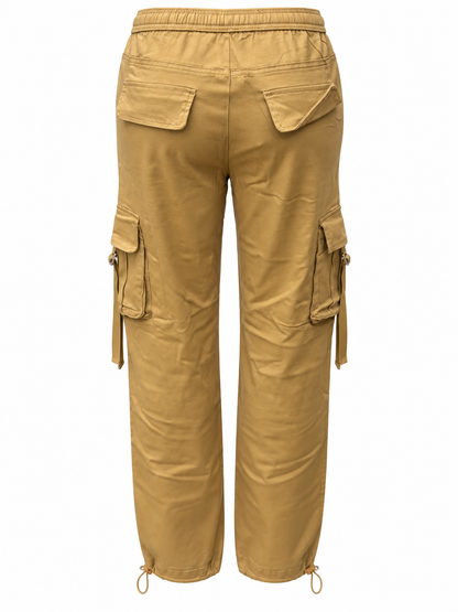 REDFOX WOMEN'S UTILITY STRAP CARGO JOGGER PANTS (PL5412)