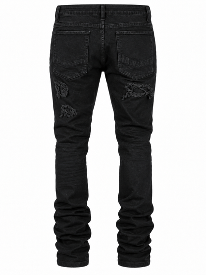 ARGENTO RIPED & REPAIR JEANS (M1993)