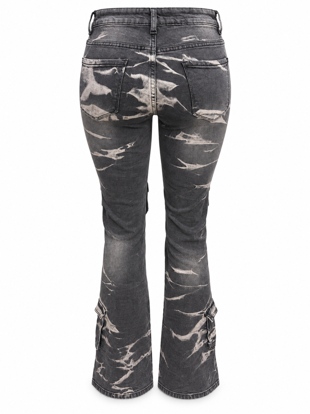AMERICAN BAZI UTILITY FLARE JEANS